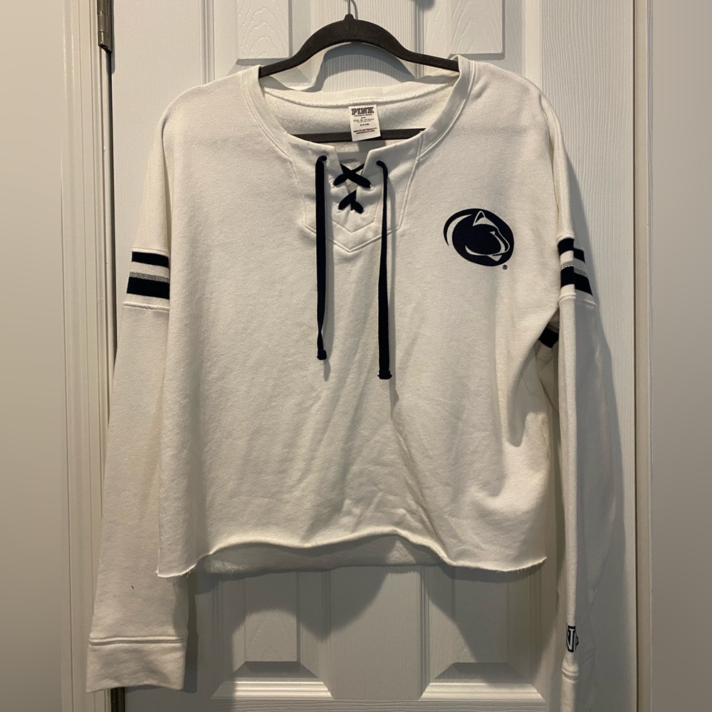 PINK Victoria’s Secret Penn State University Cropped Sweatshirt - Women’s S